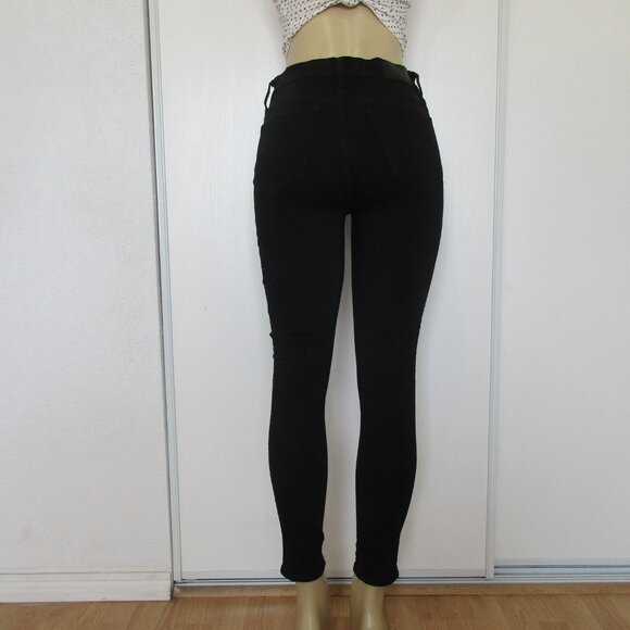 MADEWELL Jeans Size 28 Black ROADTRIPPER Skinny Denim - Picture 3 of 11